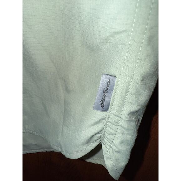 Eddie Bauer Travex moisture wicking performance shirt NWT Sage Green Size Large - Picture 6 of 11